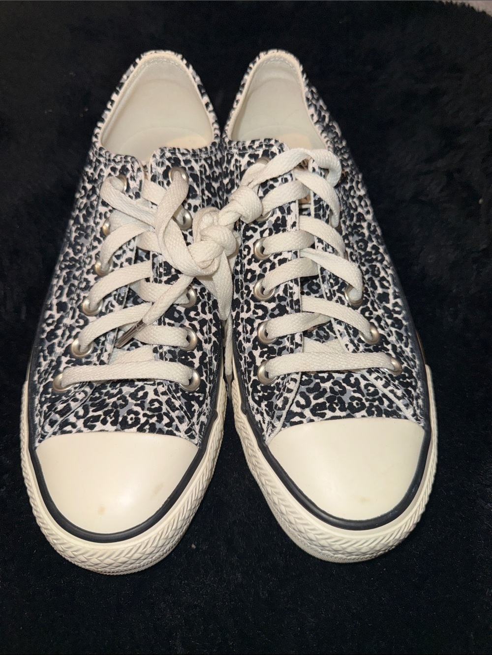 Converse Chuck Taylor All Star Low Top Leopard Sneakers Size W 7.5 / M 5.5
